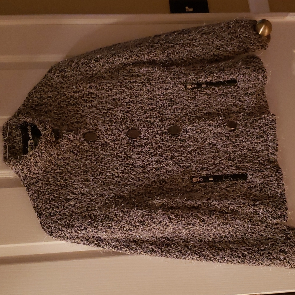 Jamie Sadock Fringe Button Blazer/Jacket - image 1